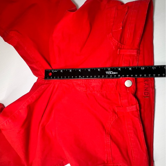 EUC Size 31 J Brand Skinny Leg Lipstick Pants Bright Red Skinny Pants 074 - Picture 7 of 11